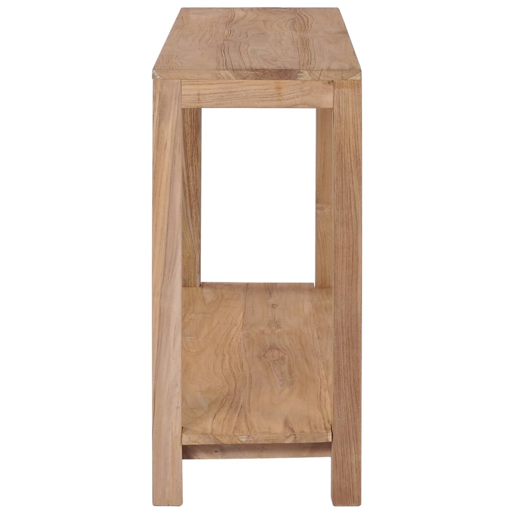 vidaXL Konzolový stolek 120 x 35 x 75 cm masivní teakové dřevo