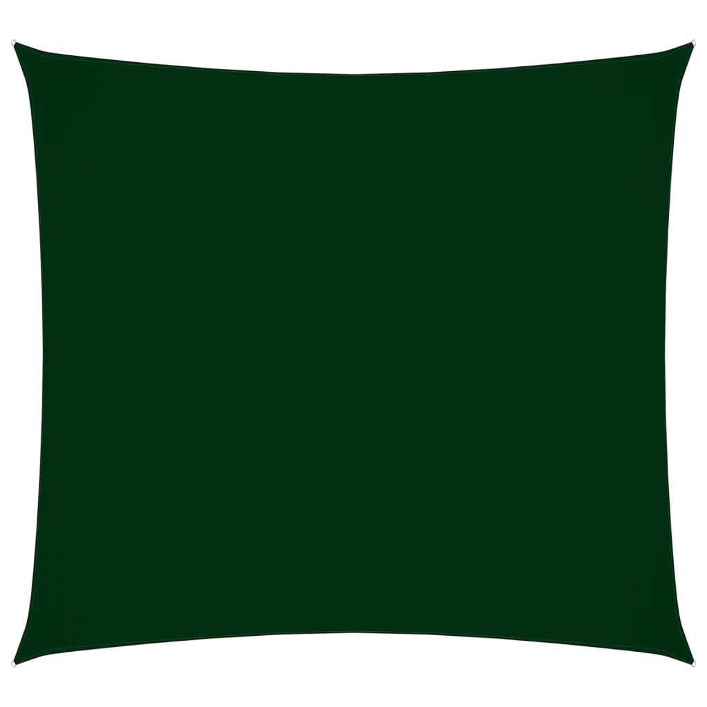 vidaXL Stínící plachta oxfordská látka čtvercová 3,6x3,6m tmavě zelená