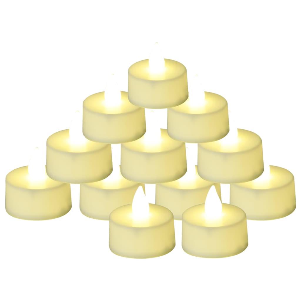 vidaXL Bezplamenné elektrické čajové svíčky LED 20 ks teplé bílé