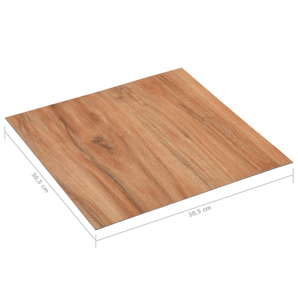vidaXL Samolepicí podlahové desky 20 ks PVC 1,86 m² světlé dřevo