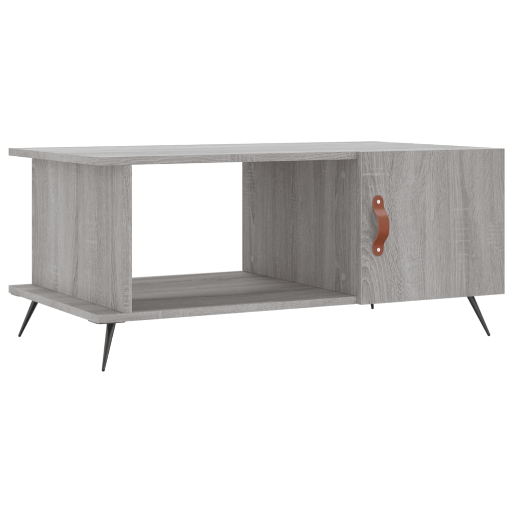 vidaXL Konferenční stolek šedý sonoma 90 x 50 x 40 cm kompozitní dřevo