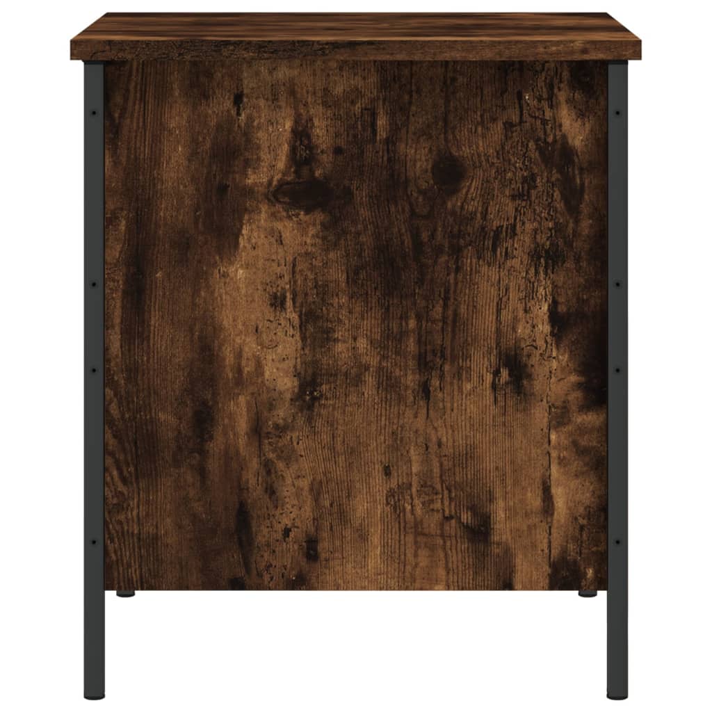 vidaXL Úložná lavice kouřový dub 40 x 42,5 x 50 cm kompozitní dřevo