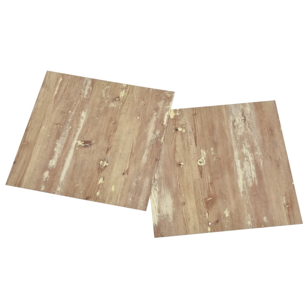vidaXL Samolepicí podlahové desky 55 ks PVC 5,11 m² hnědé