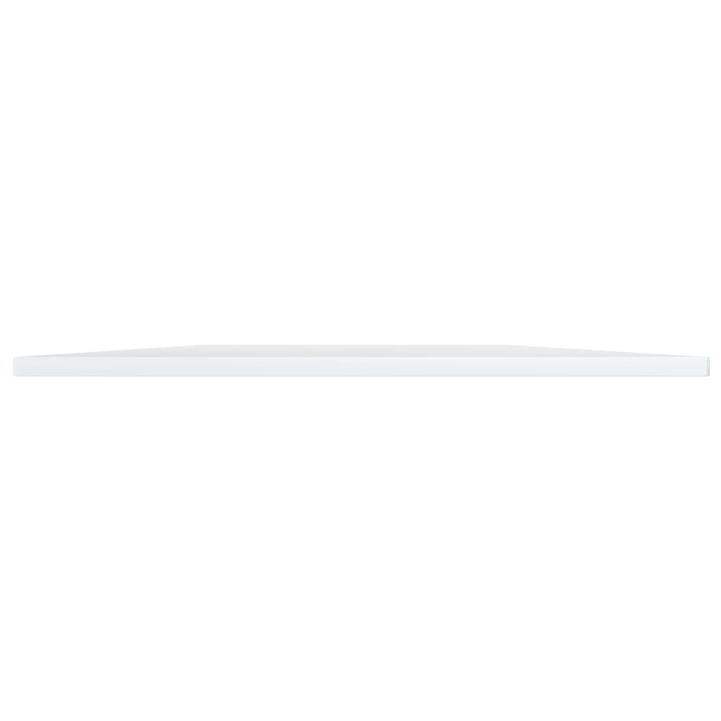 vidaXL Přídavné police 4 ks bílé vysoký lesk 100x50x1,5 cm dřevotříska
