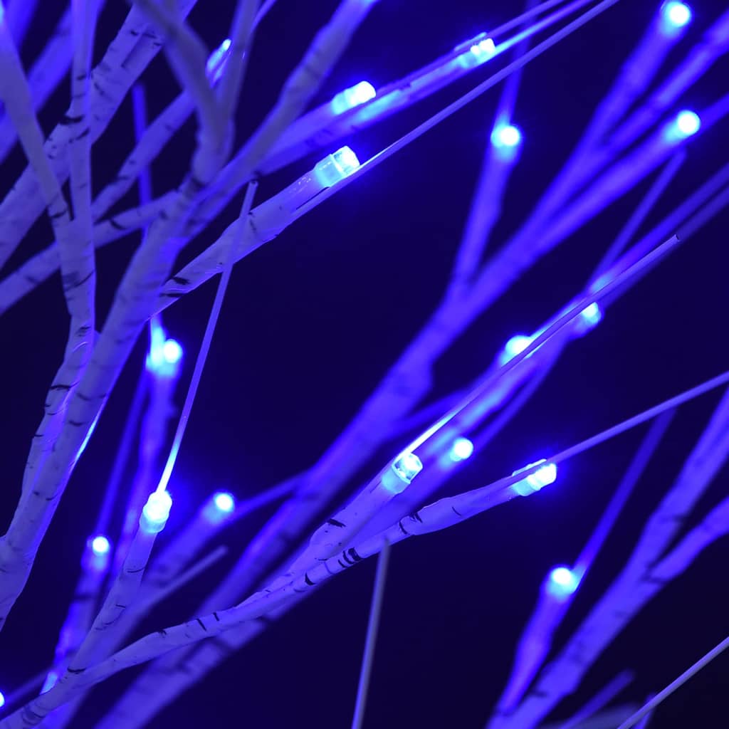 vidaXL Vánoční stromek 120 modrých LED 1,2 m vrba dovnitř i ven