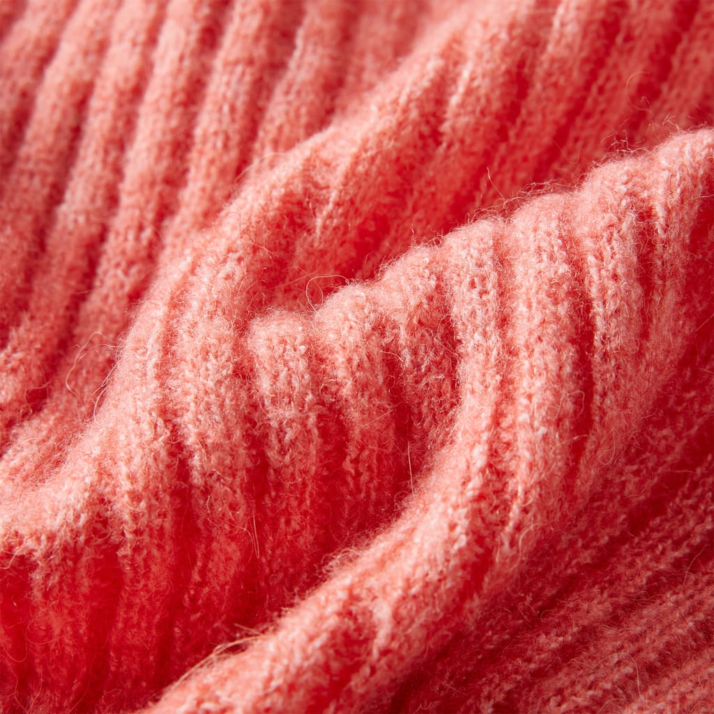 Dětský pletený cardigan středně růžový 92