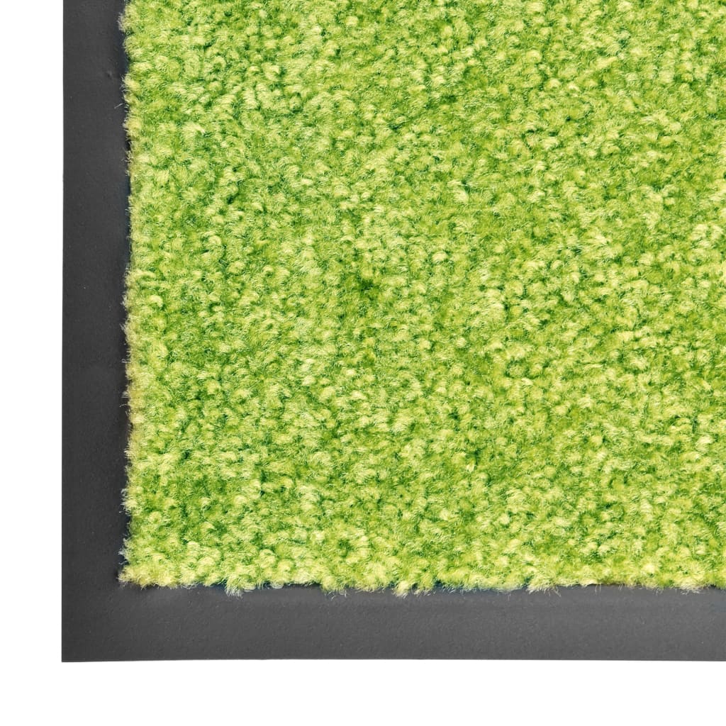 vidaXL Rohožka pratelná zelená 60 x 90 cm