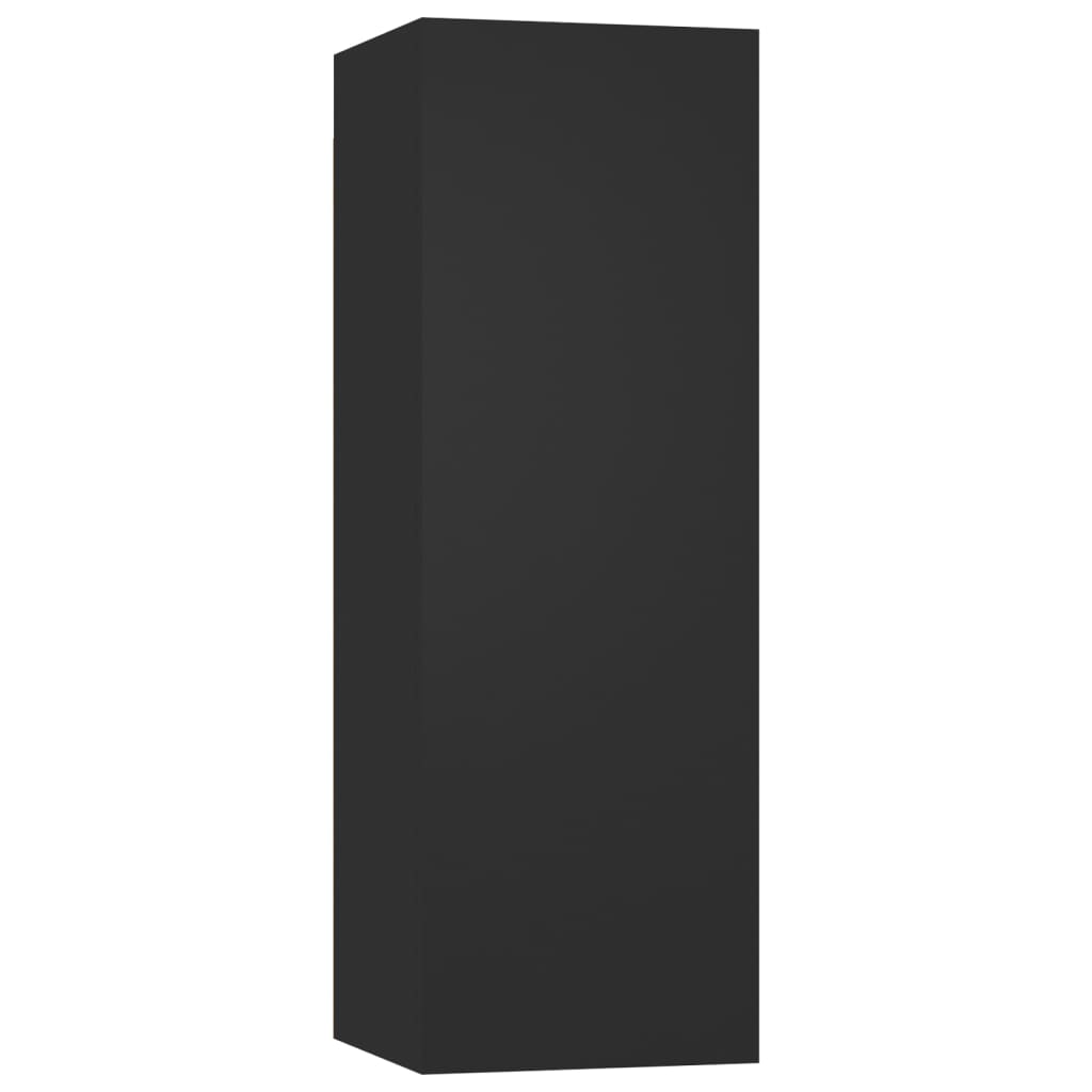 vidaXL TV stolek černý 30,5 x 30 x 90 cm dřevotříska