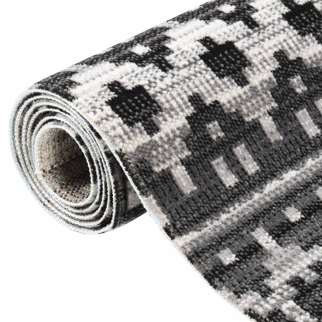 vidaXL Venkovní koberec hladce tkaný 115 x 170 cm tmavě šedý
