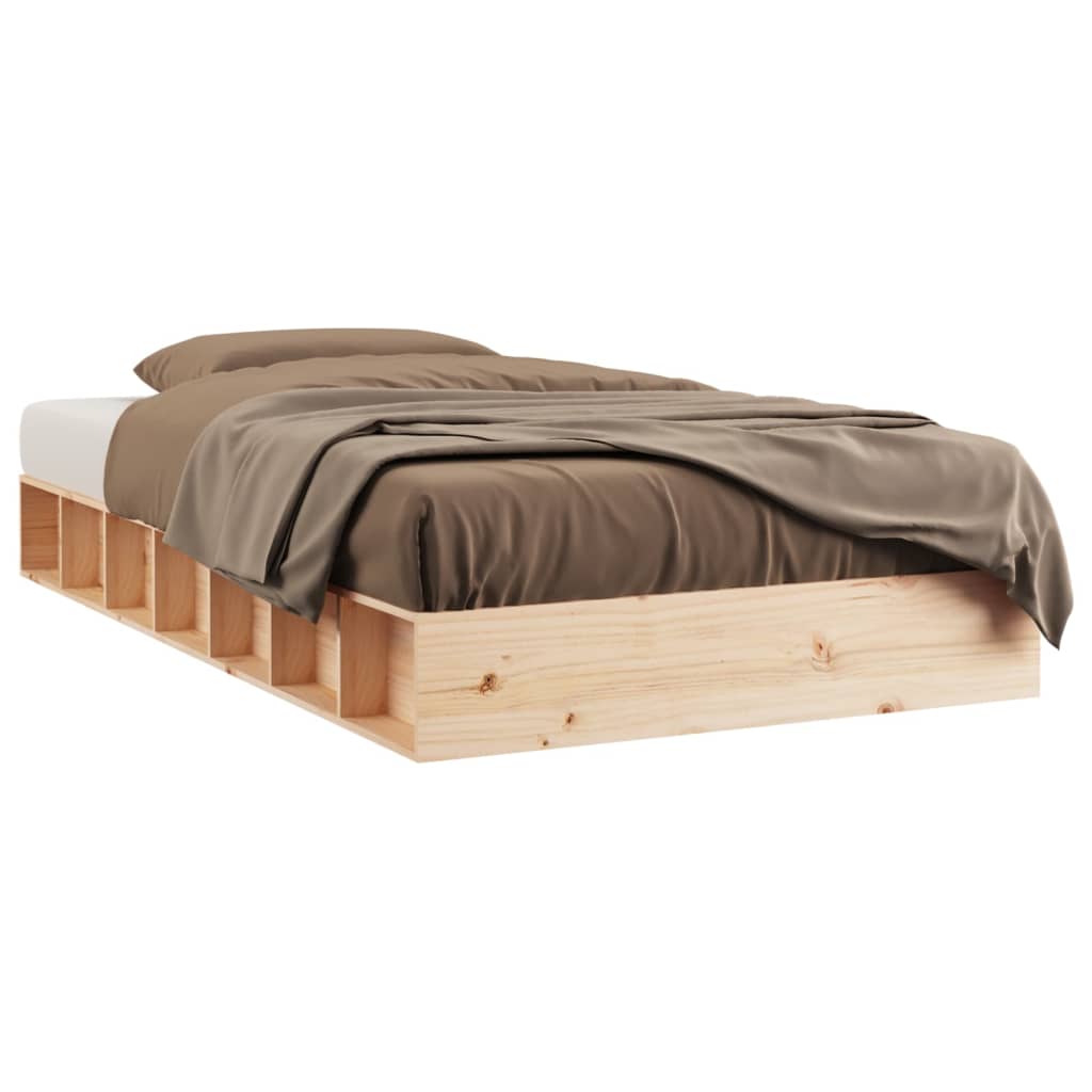 vidaXL Rám postele 90 x 200 cm masivní dřevo