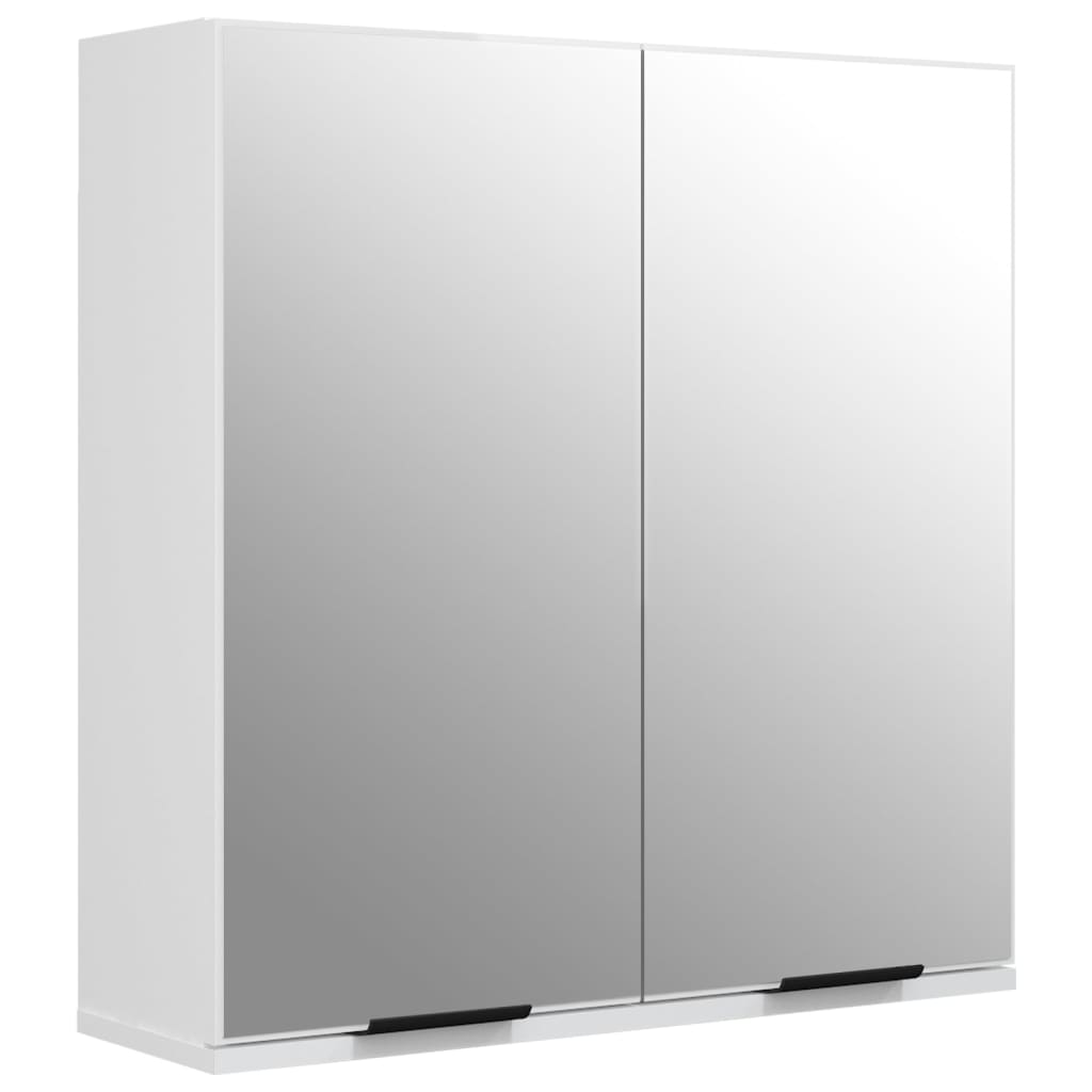 vidaXL 5dílná sada koupelnových skříněk lesklá bílá kompozitní dřevo