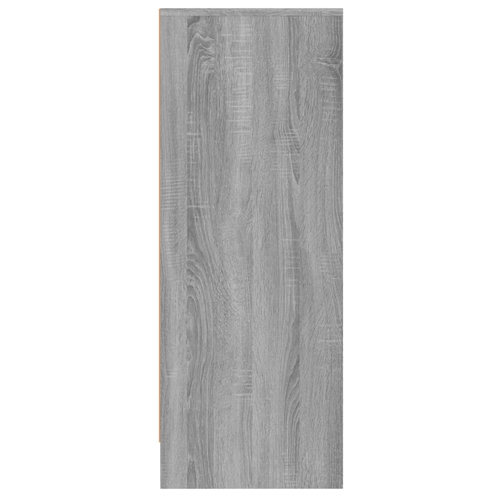 vidaXL Botník šedý sonoma 60 x 35 x 92 cm kompozitní dřevo