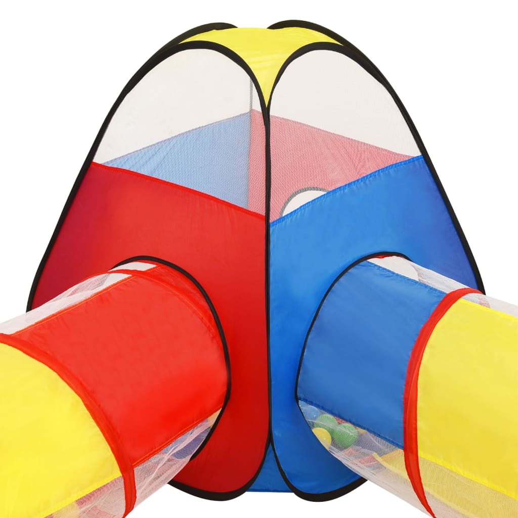vidaXL Dětský stan na hraní vícebarevný 190 x 264 x 90 cm