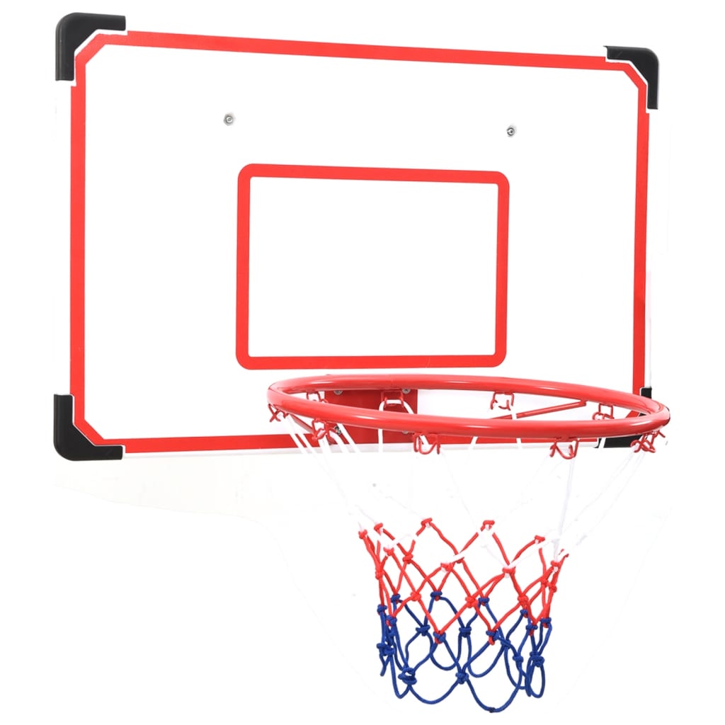 vidaXL Pětidílná sada nástěnného basketbalového koše s deskou