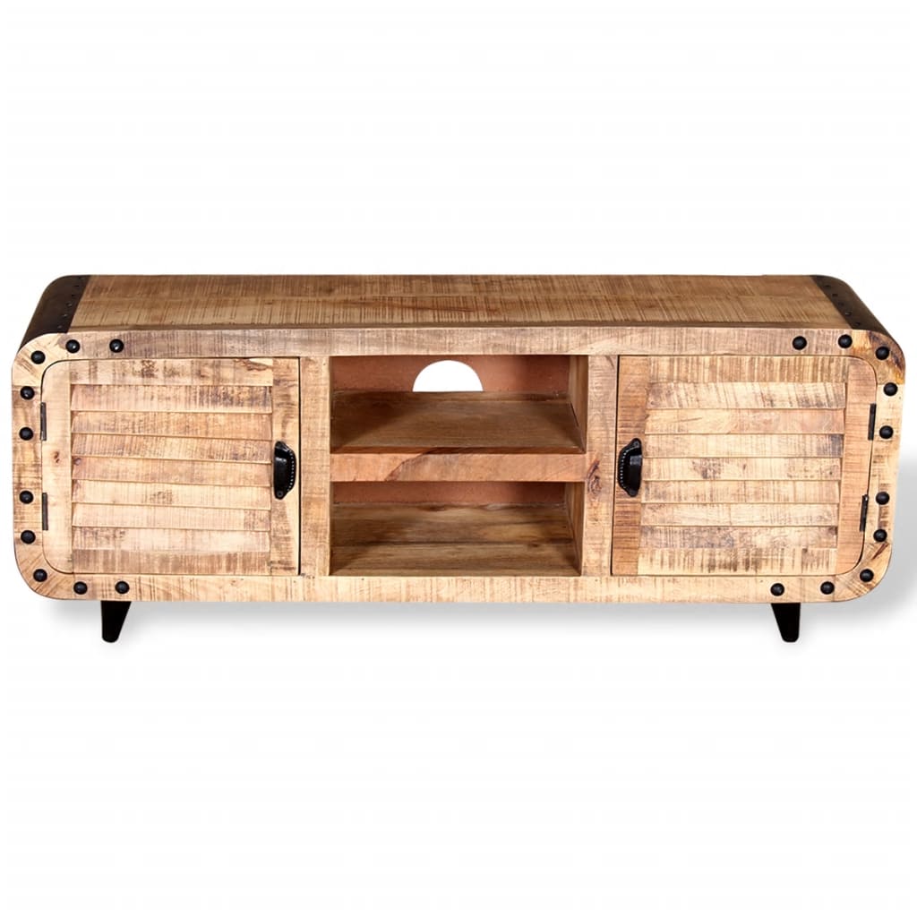 vidaXL TV stolek z hrubého mangovníkového dřeva 120x30x50 cm