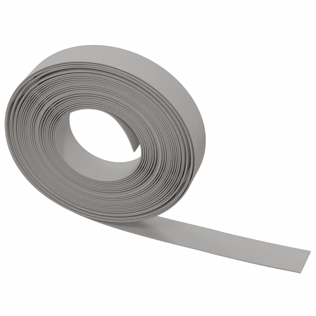 vidaXL Travní lem šedý 10 m 10 cm polyethylen