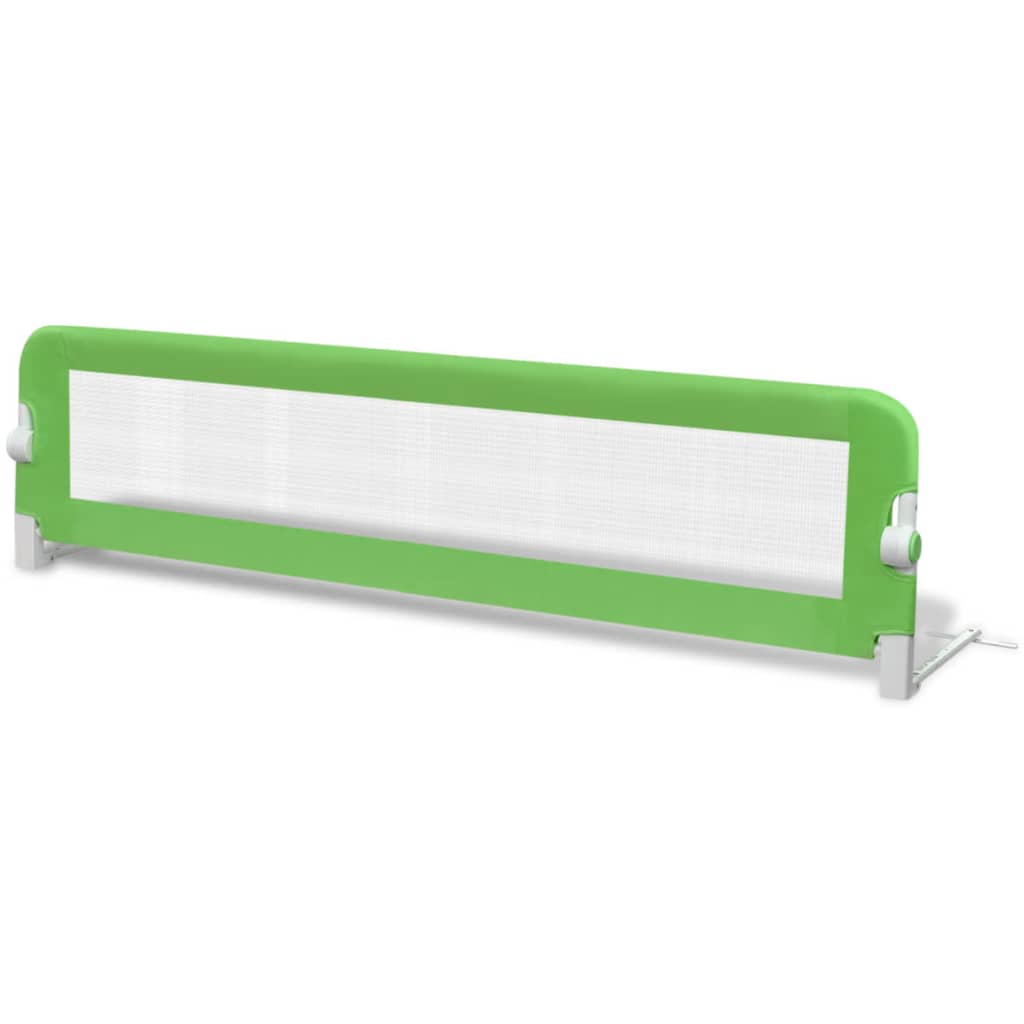 vidaXL Bezpečnostní zábrana k postýlce 150 x 42 cm zelená