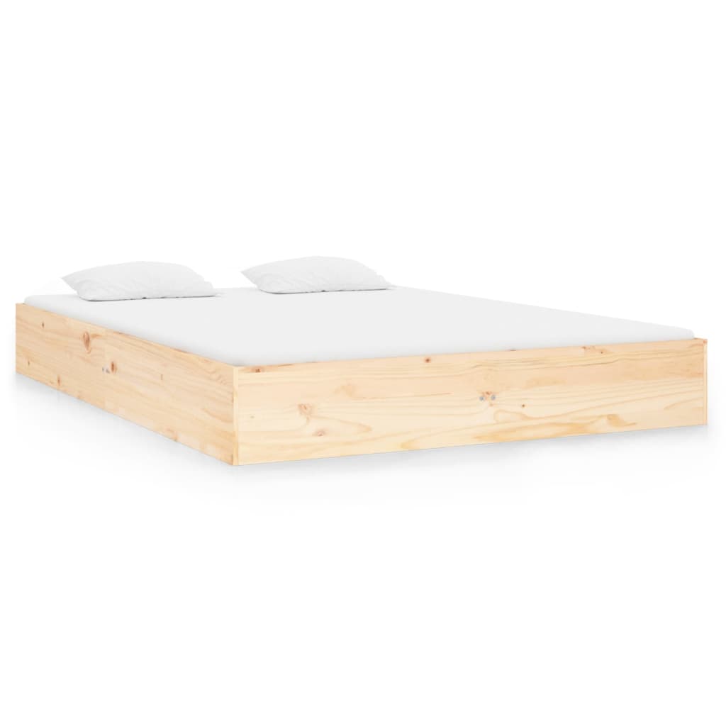 vidaXL Rám postele masivní dřevo 120 x 190 cm Small Double