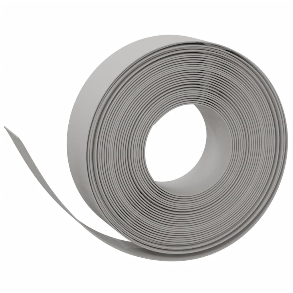 vidaXL Travní lemy 2 ks šedé 10 m 15 cm polyethylen