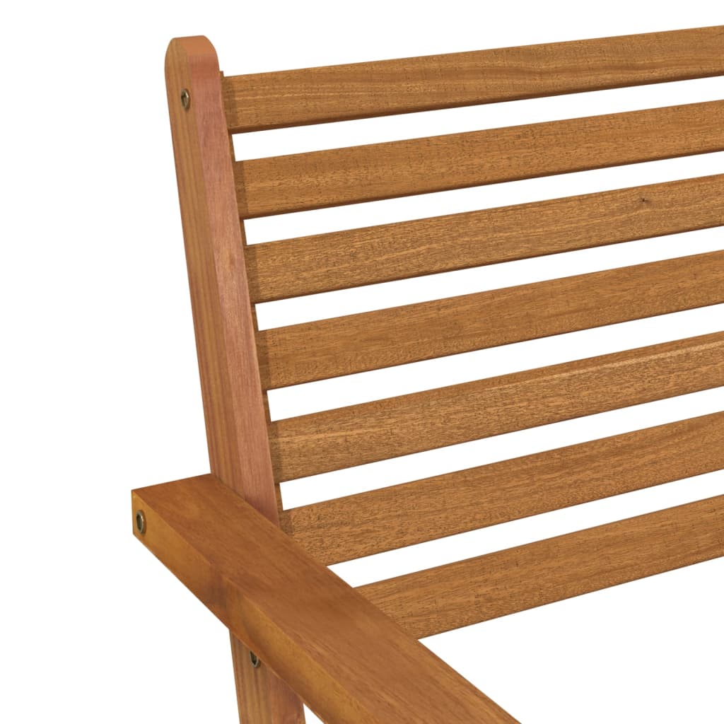 vidaXL Zahradní židle 2 ks masivní akáciové dřevo