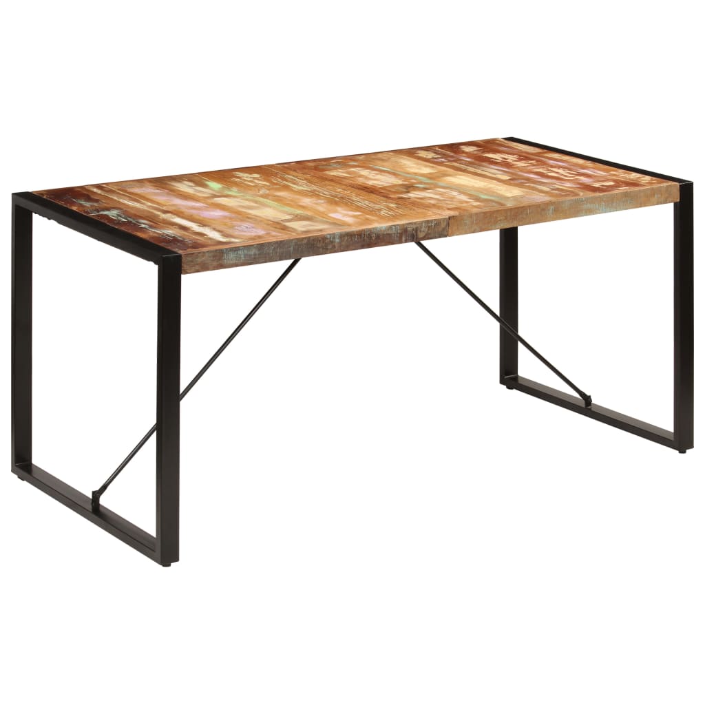 vidaXL Jídelní stůl 160 x 80 x 75 cm masivní recyklované dřevo