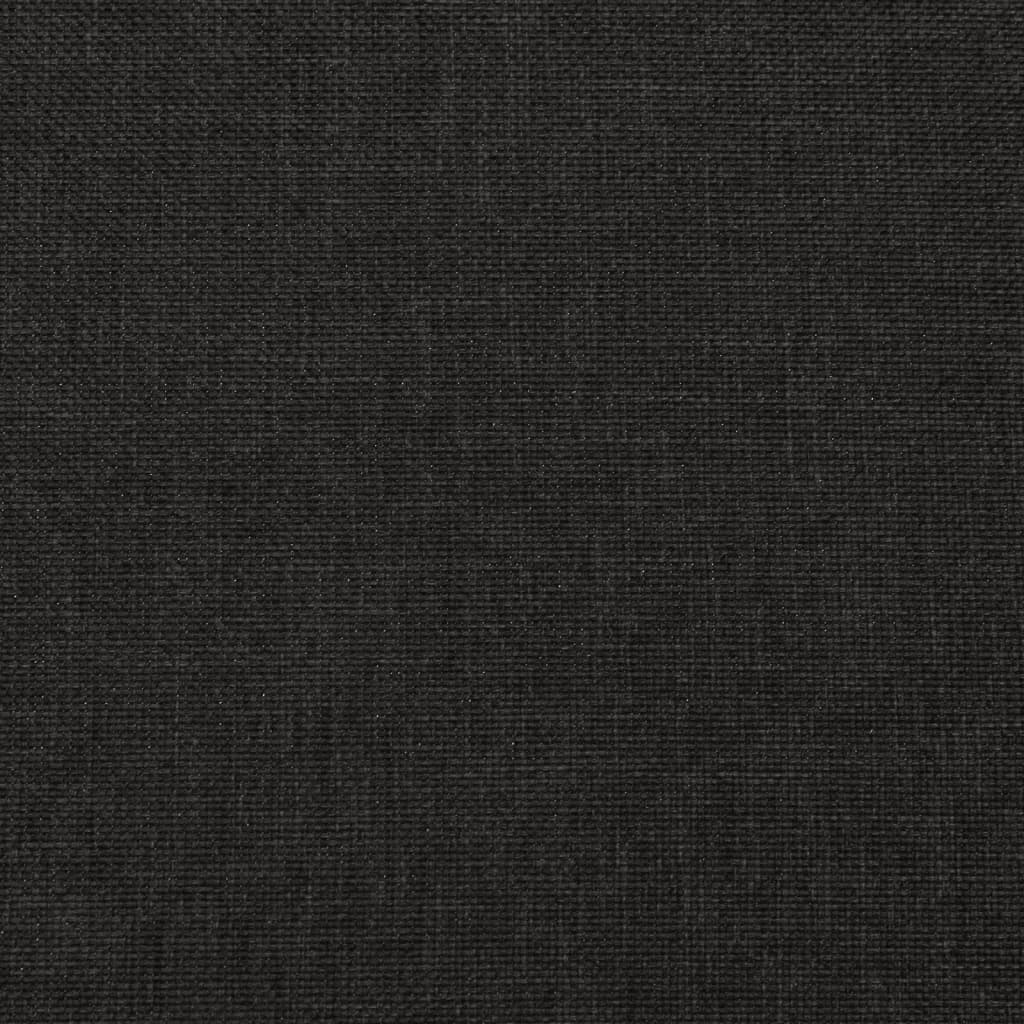 vidaXL Zvedací masážní křeslo černé textil