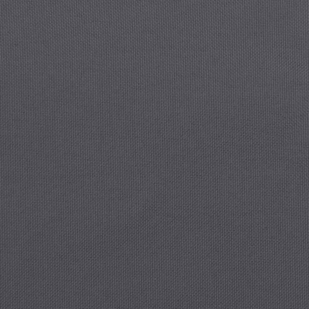 vidaXL Poduška na palety antracitová 60 x 61,5 x 10 cm textil