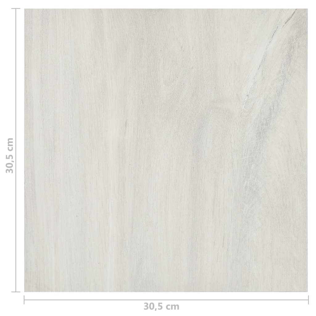 vidaXL Samolepicí podlahové desky 55 ks PVC 5,11 m² krémové