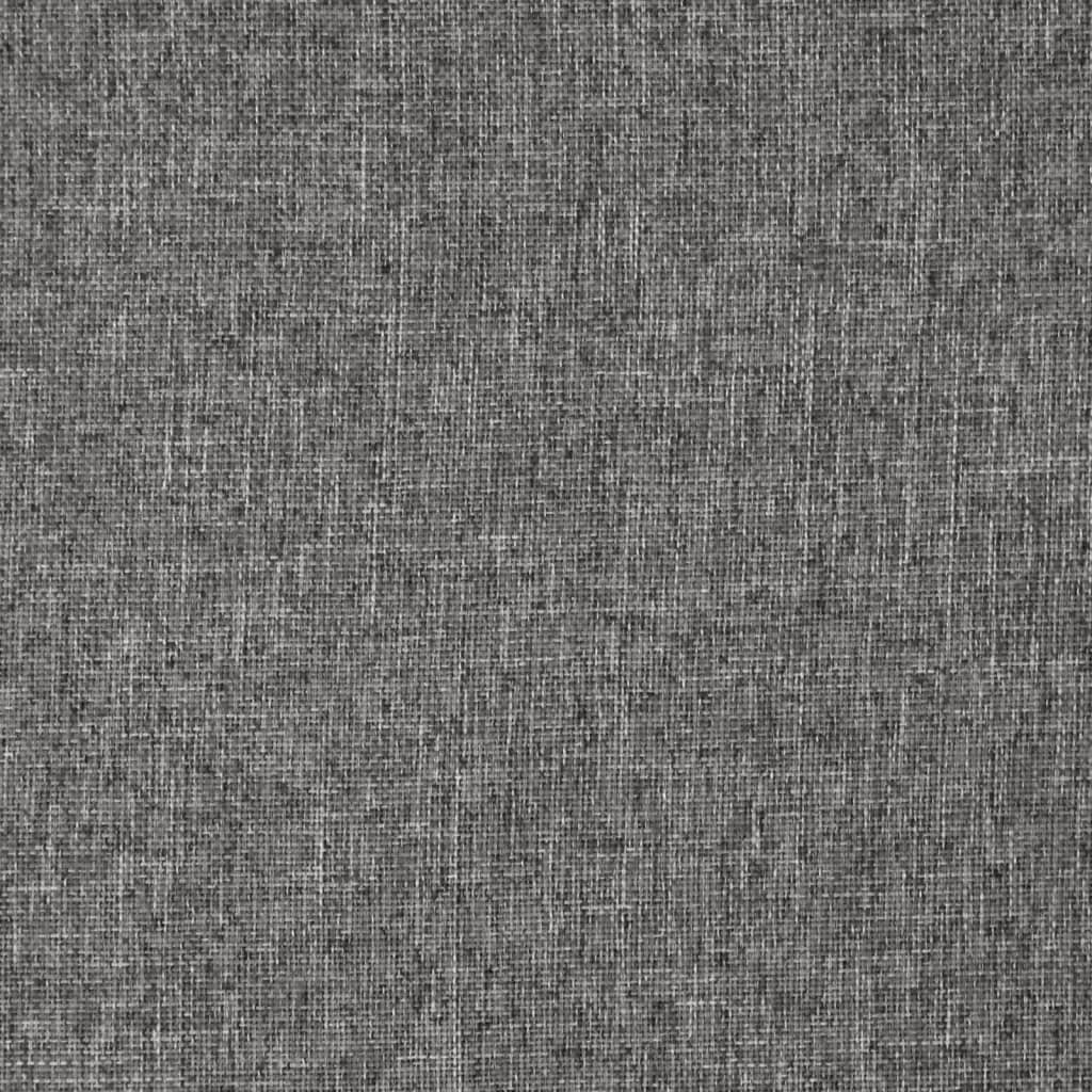 vidaXL Otočná lenoška na podlahu světle šedá textil