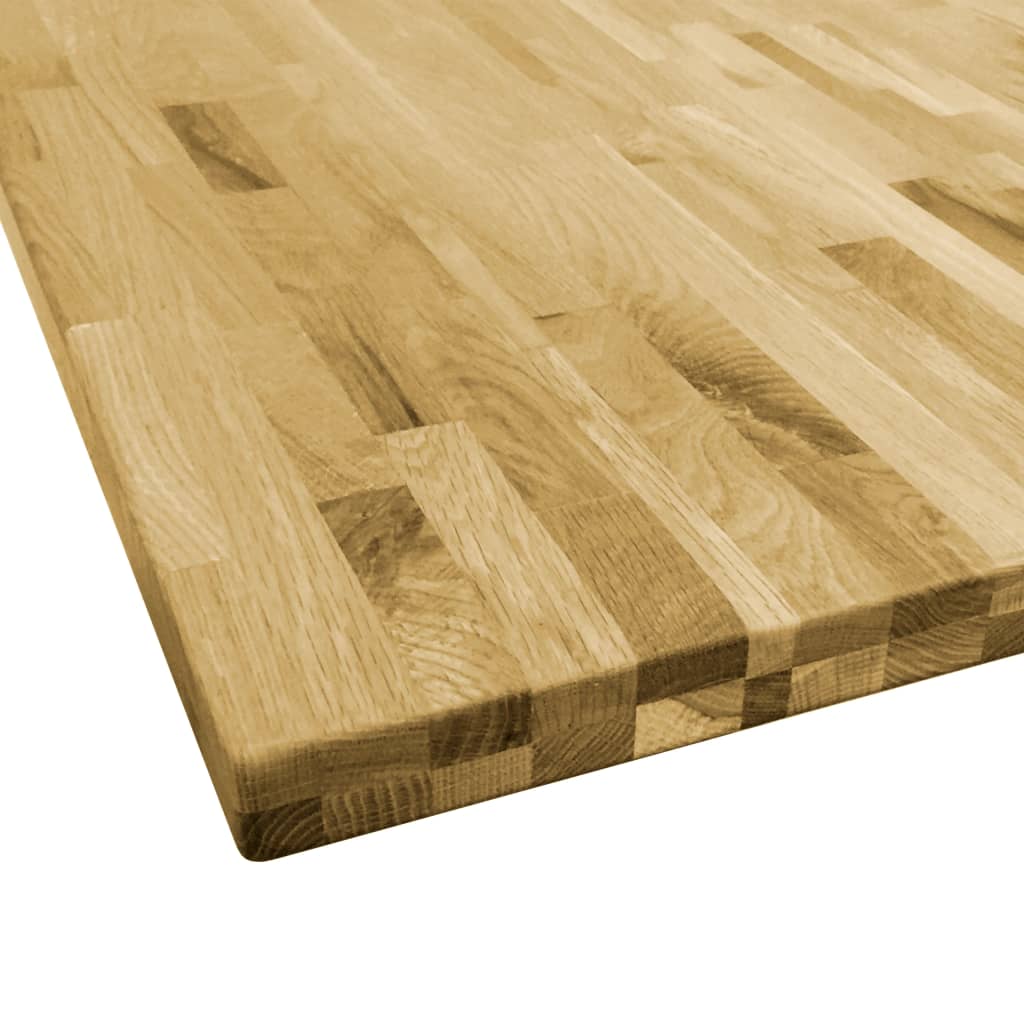 vidaXL Stolní deska z dubového masivu čtvercová 44 mm 70 x 70 cm