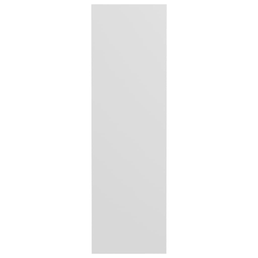vidaXL Nástěnný botník bílý 60 x 18 x 60 cm dřevotříska
