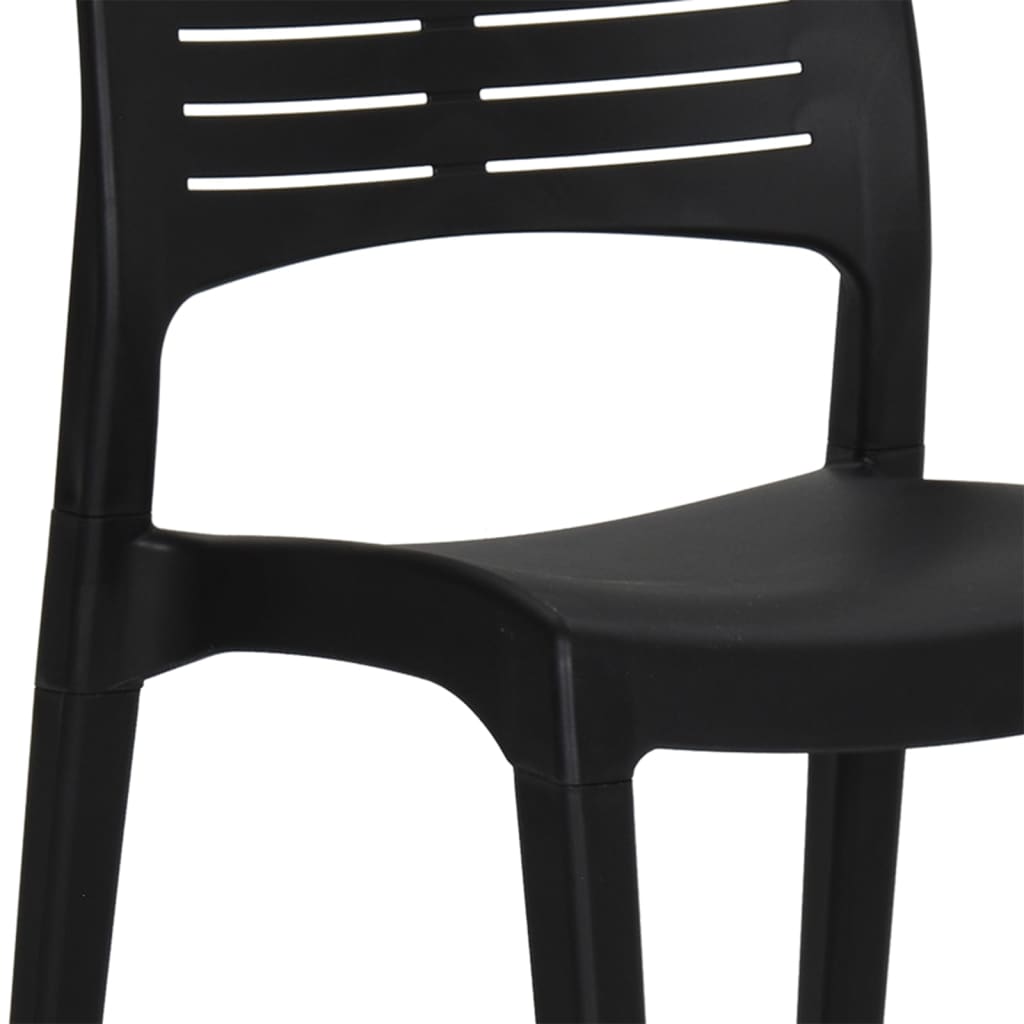 vidaXL Zahradní židle 2 ks antracitové polypropylen