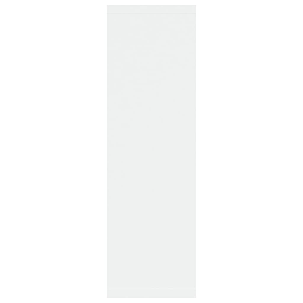vidaXL Nástěnná police bílá 85 x 16 x 52,5 cm kompozitní dřevo