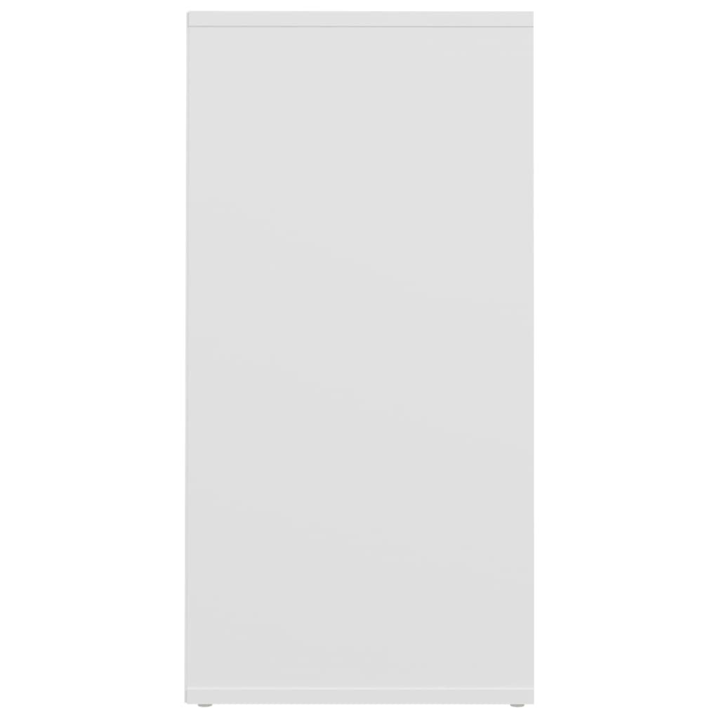 vidaXL Botníky 2 ks bílé 31,5 x 35 x 70 cm dřevotříska