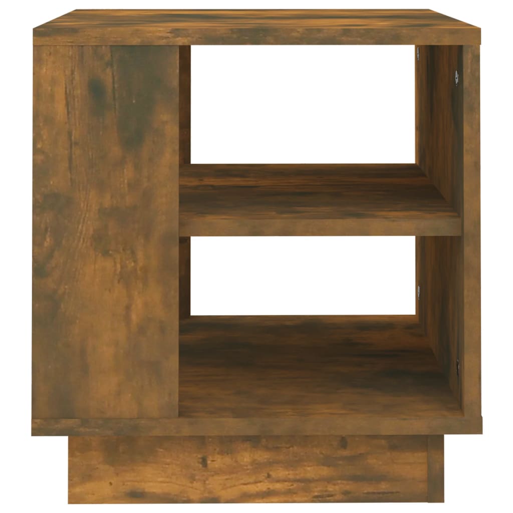 vidaXL Konferenční stolek kouřový dub 40 x 40 x 43 cm kompozitní dřevo