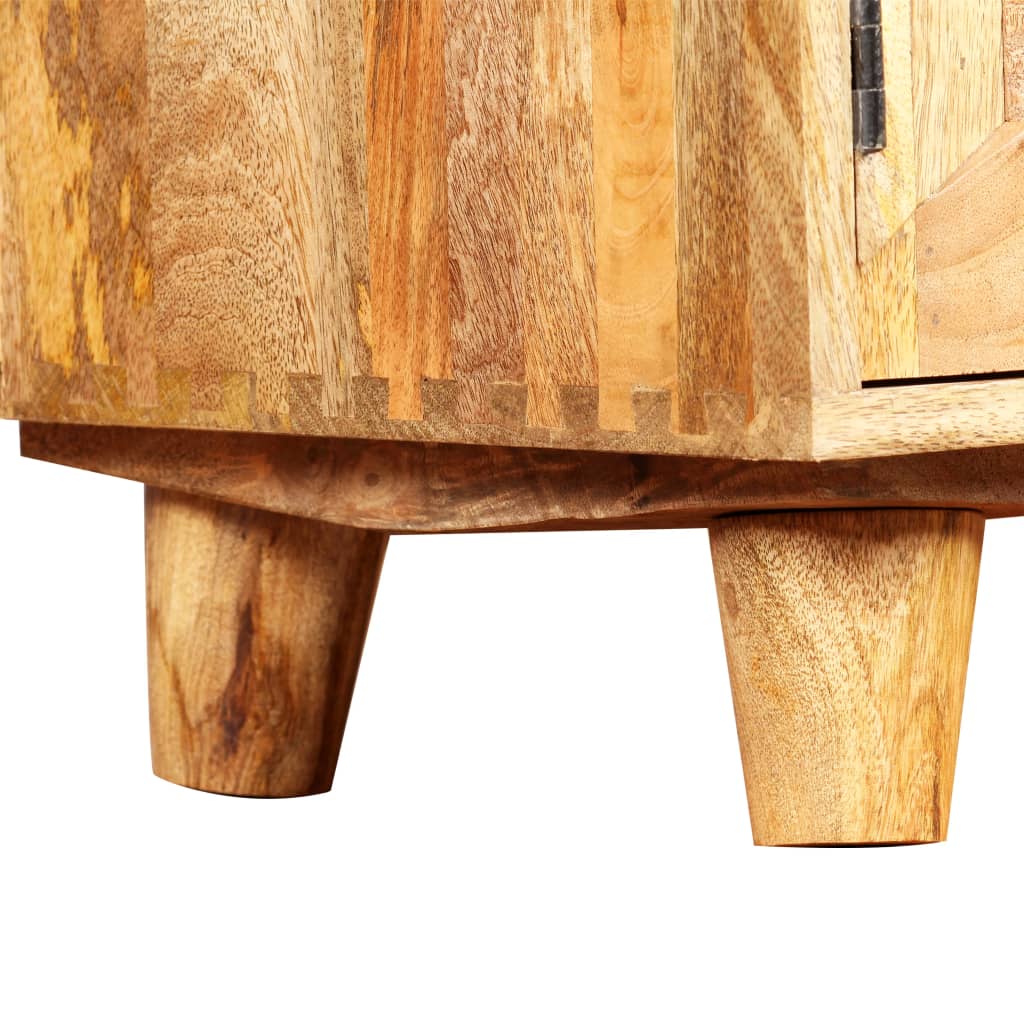 vidaXL TV stolek z masivního mangovníkového dřeva, 118 x 35 x 40 cm