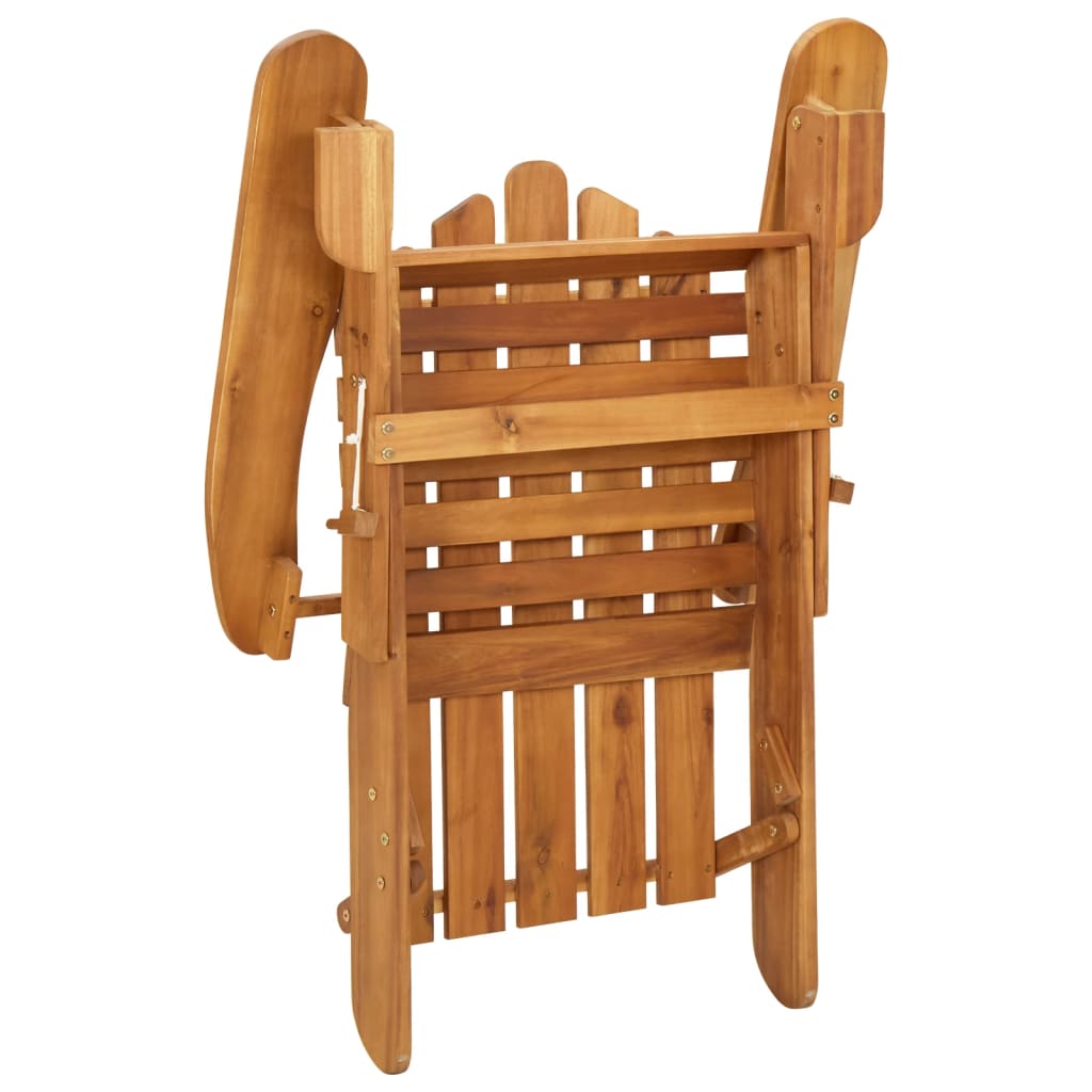 vidaXL Zahradní židle Adirondack 2 ks masivní akáciové dřevo