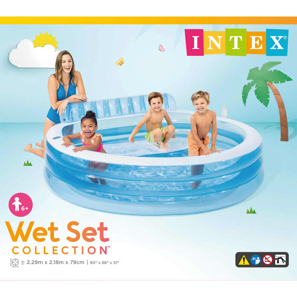 Intex Swim Center Nafukovací bazén Family Lounge Pool 57190NP