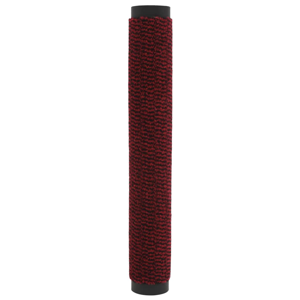 vidaXL Protiprachové obdélníkové rohožky 2 ks všívané 40x60 cm červené
