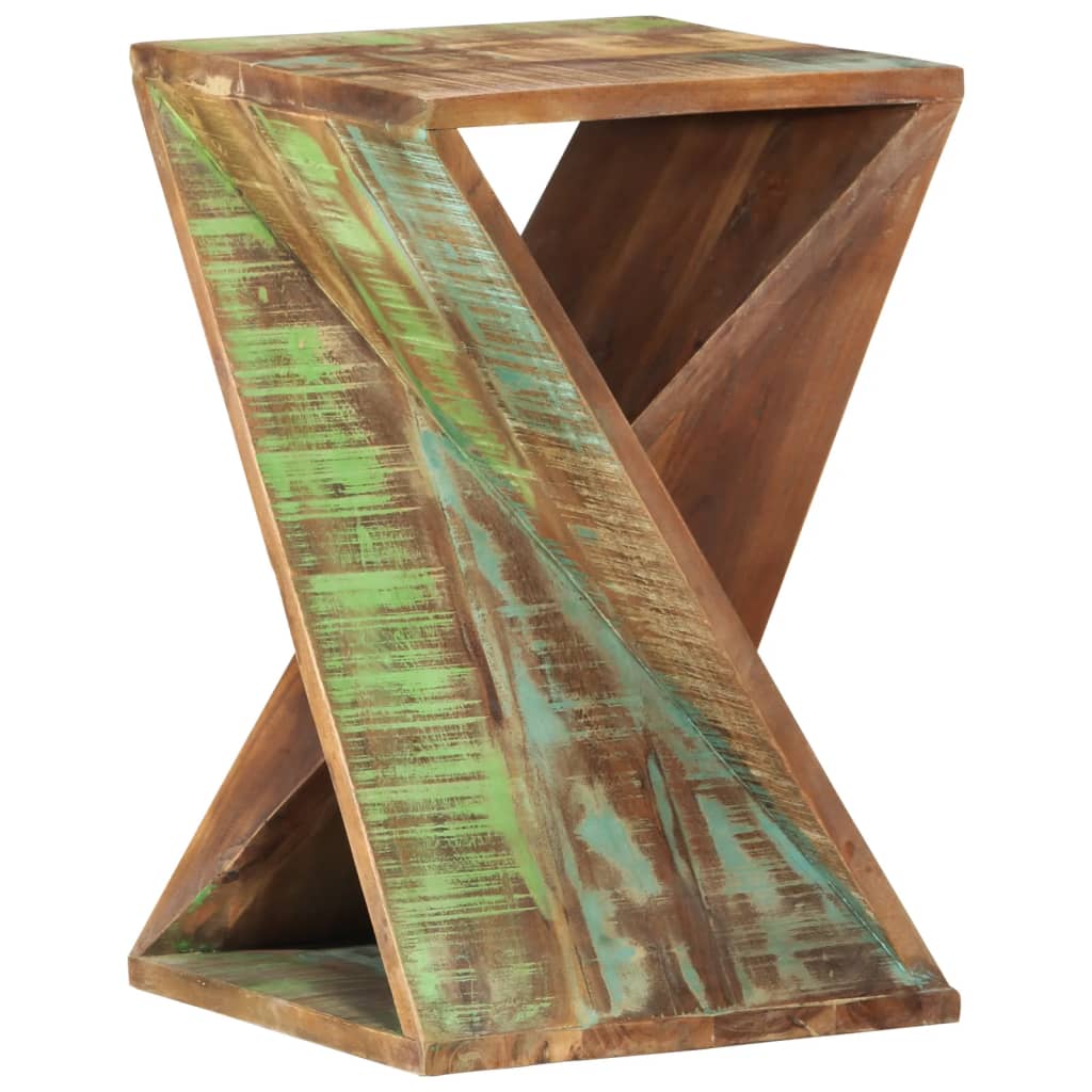 vidaXL Odkládací stolek 35 x 35 x 55 cm masivní recyklované dřevo
