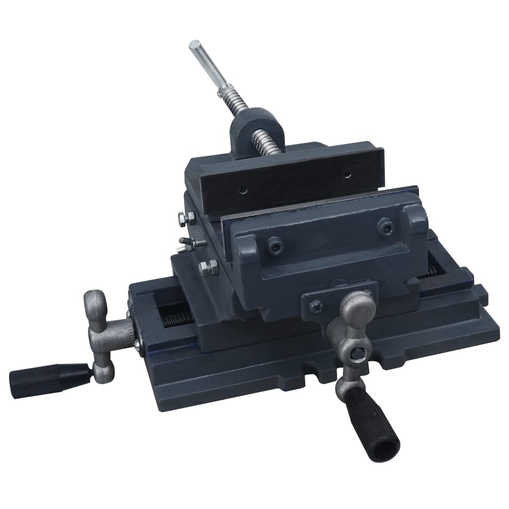 vidaXL Ručně ovládaný strojní svěrák pod vrtačku křížový 127 mm