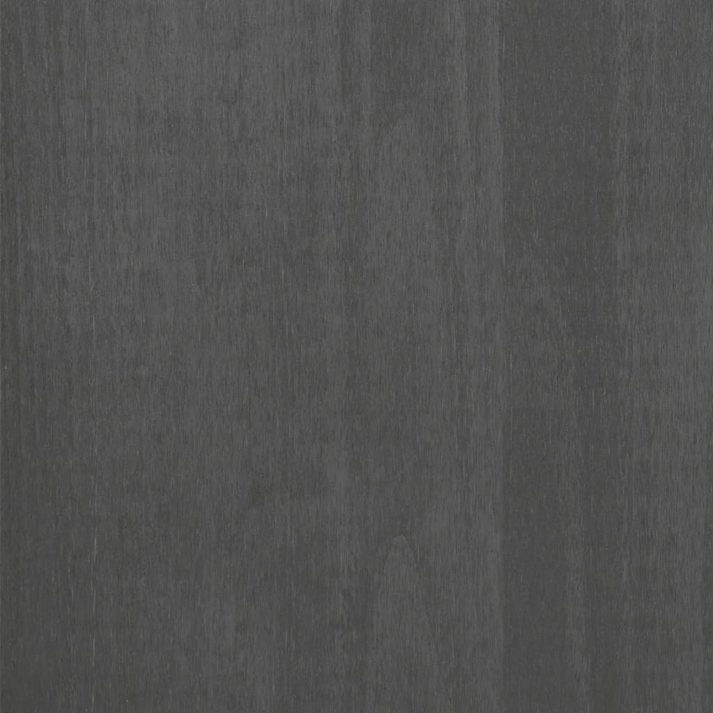 vidaXL Knihovna HAMAR tmavě šedá 85 x 35 x 112 cm masivní borovice