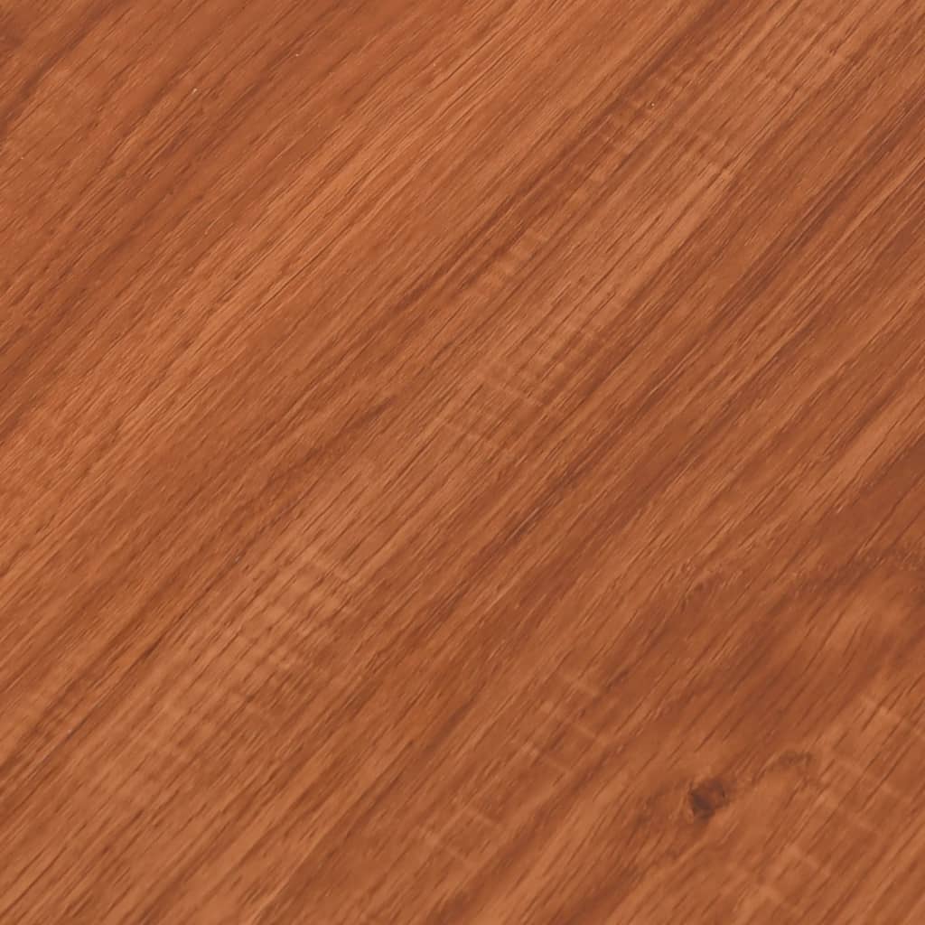 vidaXL Samolepicí podlahová krytina PVC 5,02 m² 2 mm hnědé dřevo
