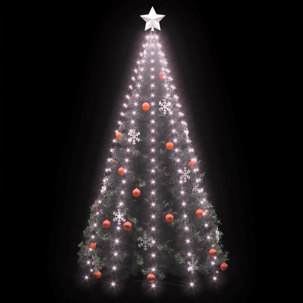 vidaXL Světelná síť na vánoční stromek s 250 LED diodami 250 cm
