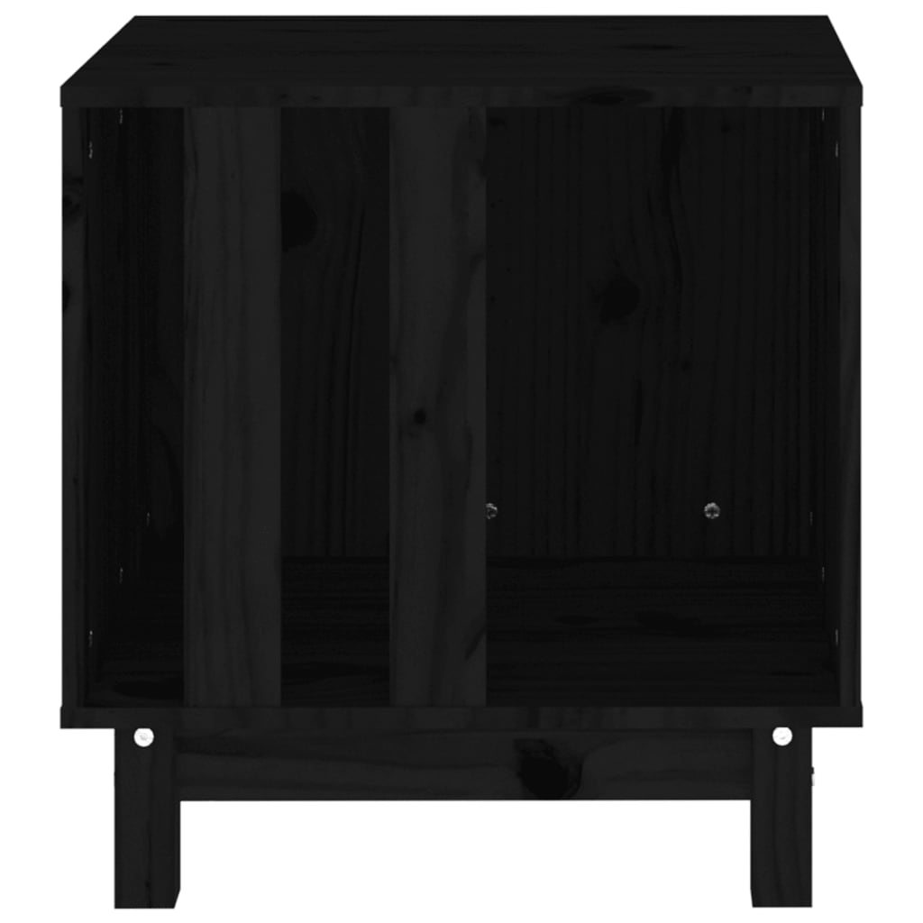 vidaXL Psí bouda černá 50x40x52 cm masivní borové dřevo