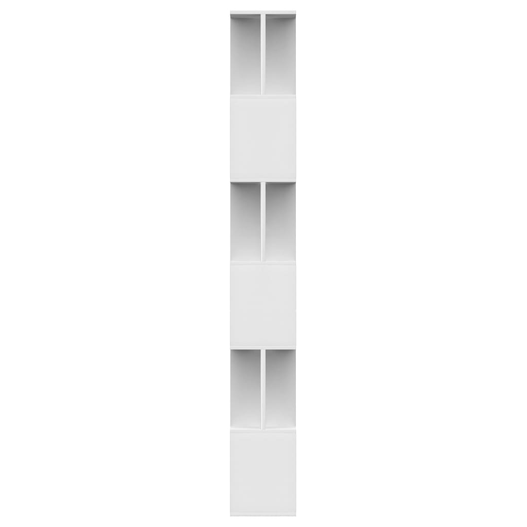 vidaXL Knihovna/zástěna do pokoje bílá 80 x 24 x 192 cm dřevotříska