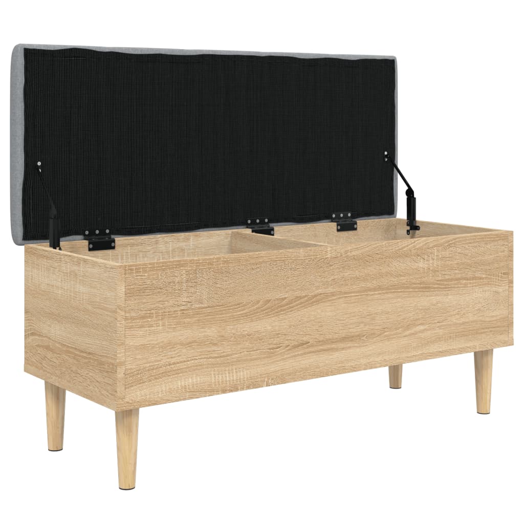 vidaXL Úložná lavice dub sonoma 102 x 42 x 46 cm kompozitní dřevo