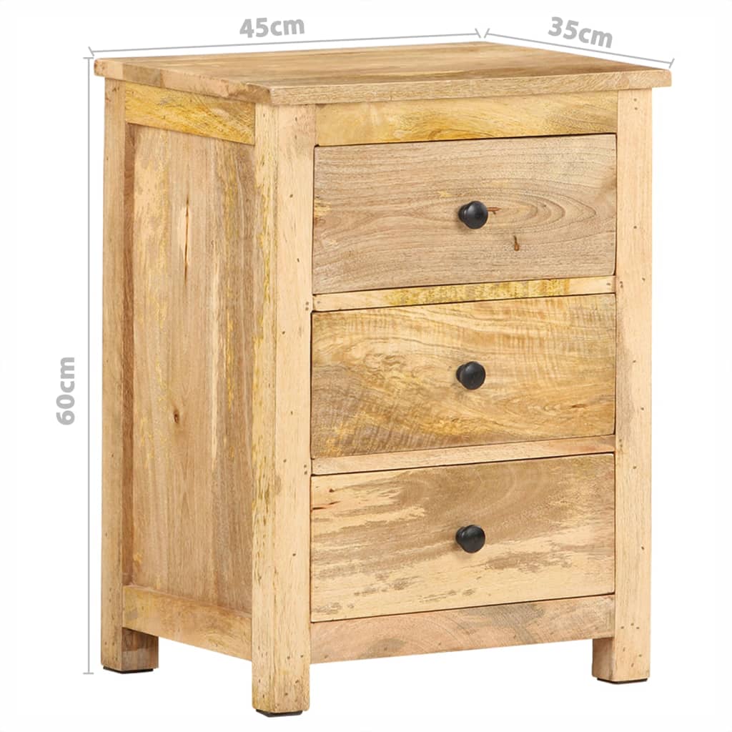 vidaXL Noční stolek 45 x 35 x 60 cm masivní mangovníkové dřevo
