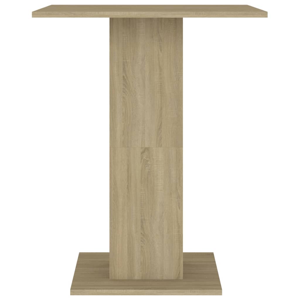 vidaXL Bistro stolek dub sonoma 60 x 60 x 75 cm dřevotříska