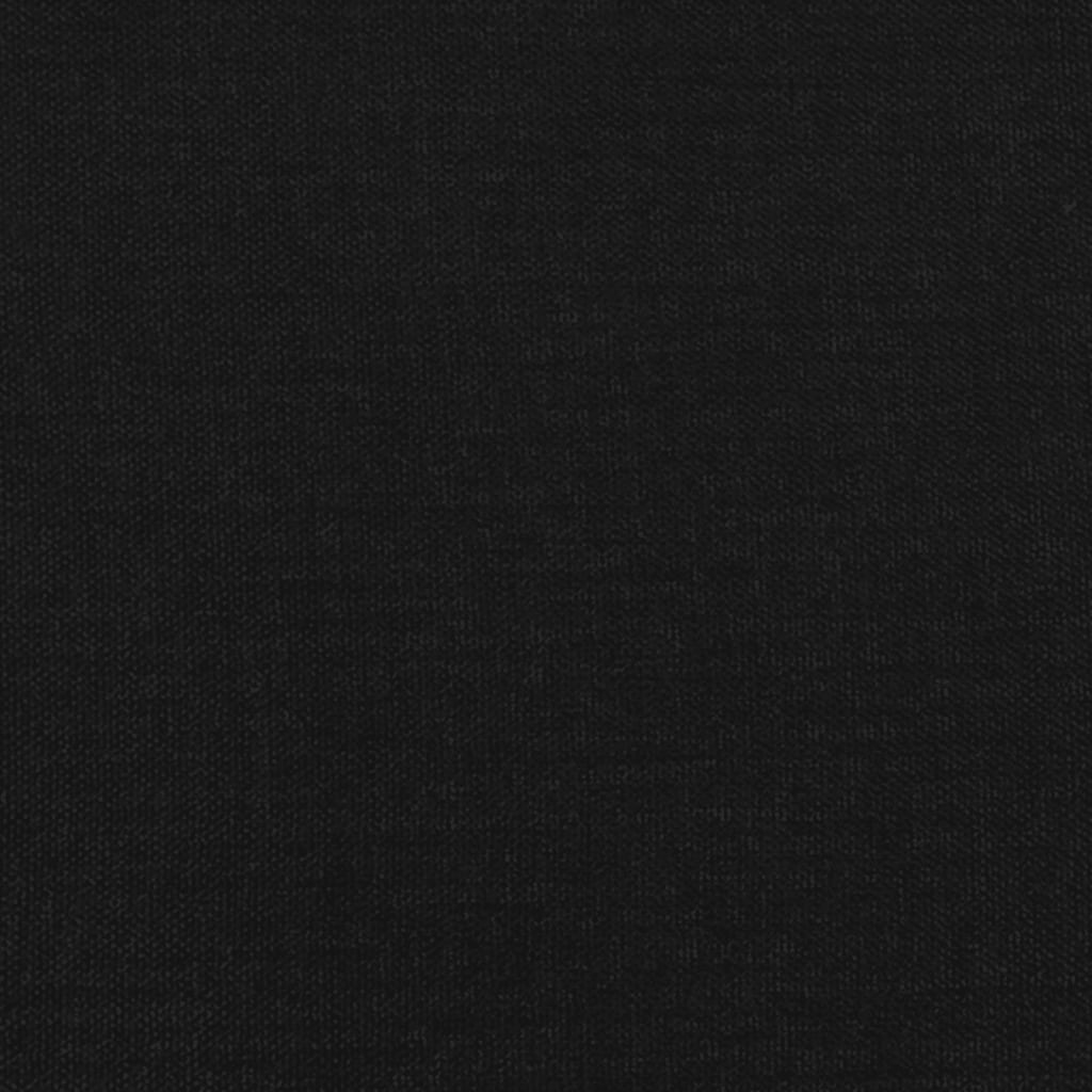 vidaXL Rám postele černá 100 x 200 cm textil